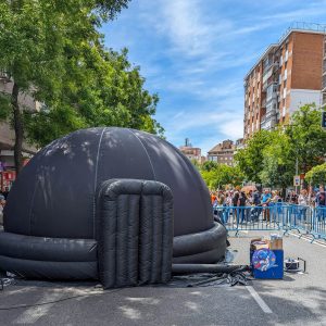 planetario movil exterior luz